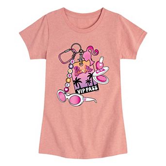 Girls 7-16 Barbie VIP Pass & Accessories Graphic Tee