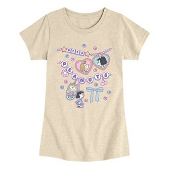Girls 7-16 Peanuts Friendship Charm Bracelets Graphic Tee