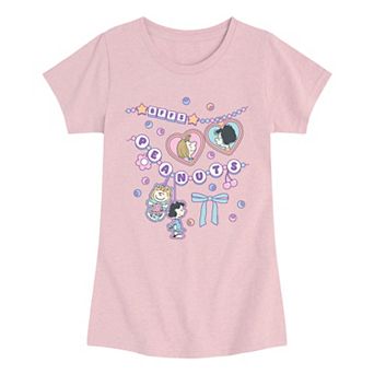 Girls 7-16 Peanuts Friendship Charm Bracelets Graphic Tee