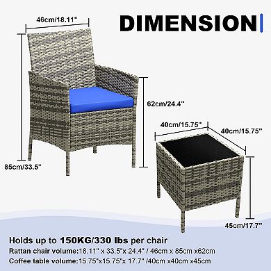ANIXOL Patio Bistro Set