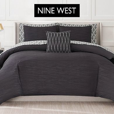 Nine West Nouveau Geometric 8-Piece Bed in a Bag Comforter Set