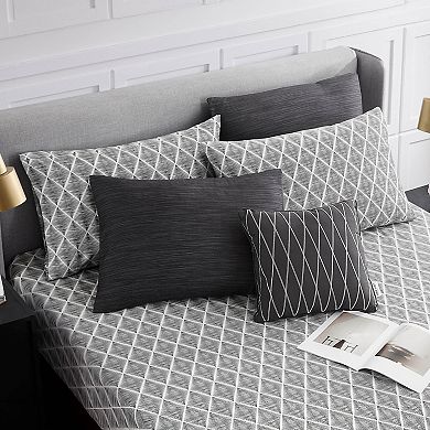 Nine West Nouveau Geometric 8-Piece Bed in a Bag Comforter Set
