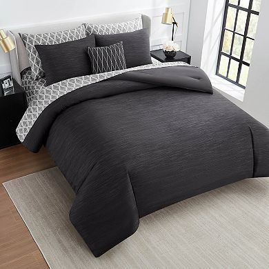 Nine West Nouveau Geometric 8-Piece Bed in a Bag Comforter Set