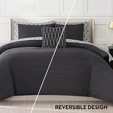 Nine West Nouveau Geometric 8-Piece Bed in a Bag Comforter Set