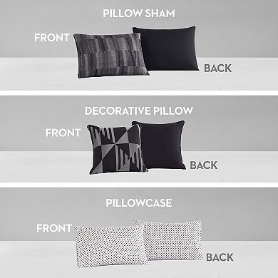 Nine West Woven Geo 8-Piece Bed in a Bag Comforter Set