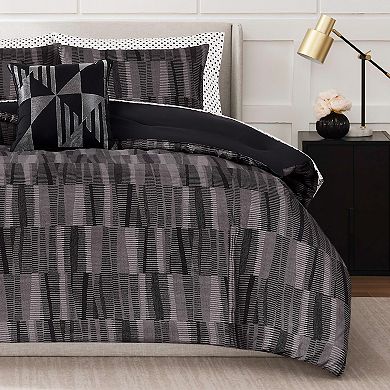 Nine West Woven Geo 8-Piece Bed in a Bag Comforter Set