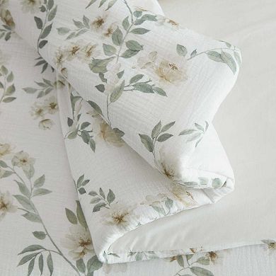 Martha Stewart Hazel Floral Duvet Set with Shams