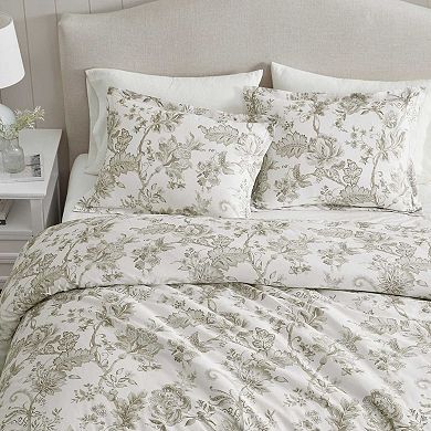 Martha Stewart Avery Floral Duvet Set