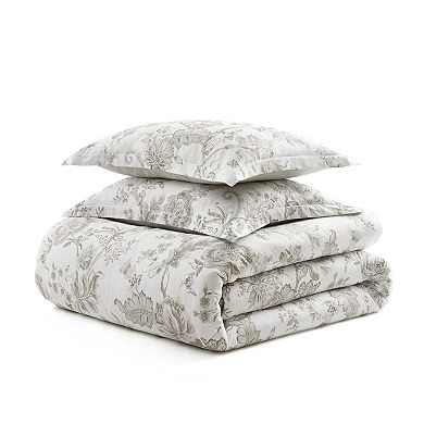 Martha Stewart Avery Floral Duvet Set