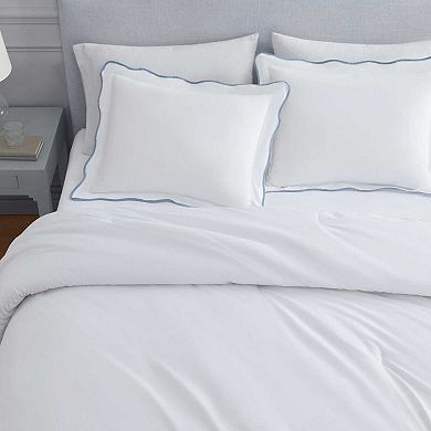 Martha Stewart Simple Scallop Comforter Set