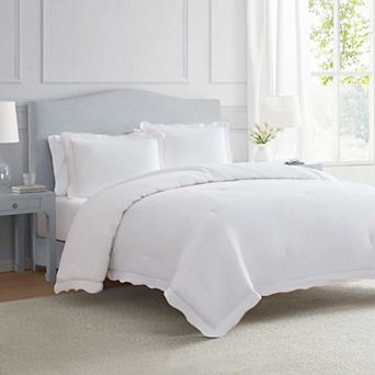 Martha Stewart Simple Scallop Comforter Set