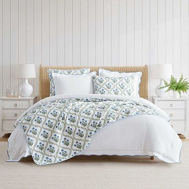 Martha Stewart Simple Scallop Duvet Set