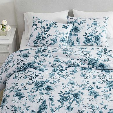 Martha Stewart Vivian Floral Comforter Set