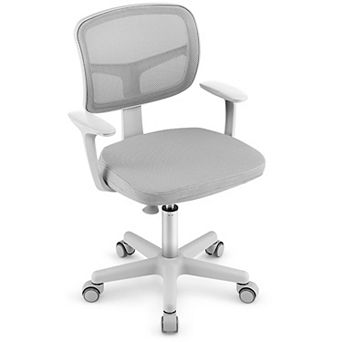 Gymax Kids Desk Chair Adjustable Height Children Study Chair w/ Auto Universal Casters