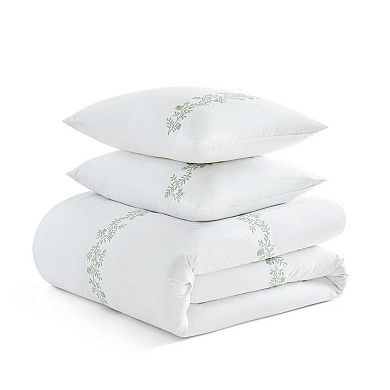 Martha Stewart Garden Path Embroidery Comforter Set