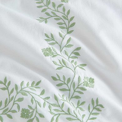Martha Stewart Garden Path Embroidery Comforter Set