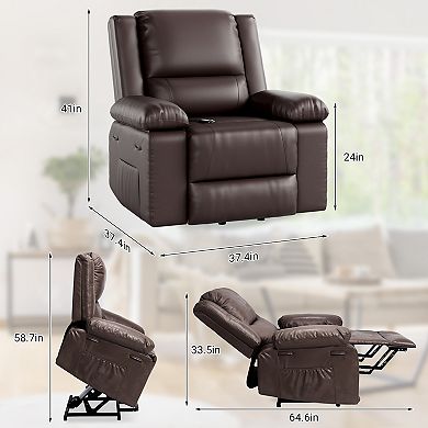 ANIXOL Power Lift Massage Recliner Chair