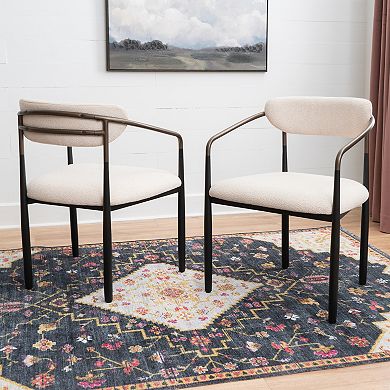 Linon Bonlyn Metal Dining Chair Set of 2
