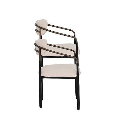 Linon Bonlyn Metal Dining Chair Set of 2
