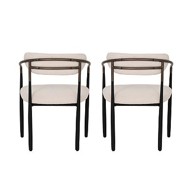 Linon Bonlyn Metal Dining Chair Set of 2