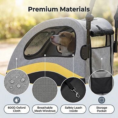 ANIXOL Foldable Extra Large Pet Stroller