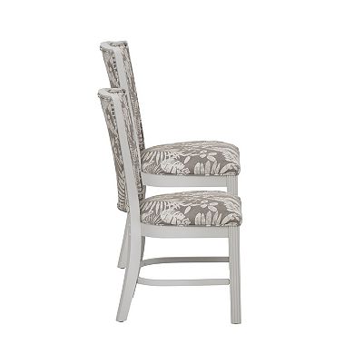 Linon Kresage Upholstered Dining Chair Set of 2