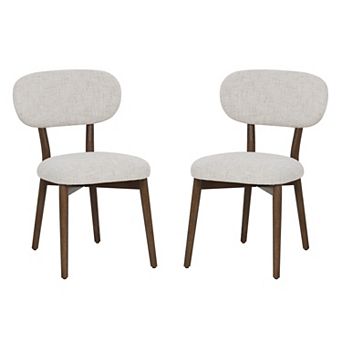 Linon Curran Wood Dining Chair Set of 2