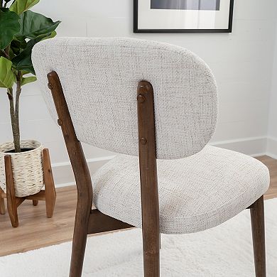 Linon Curran Wood Dining Chair Set of 2