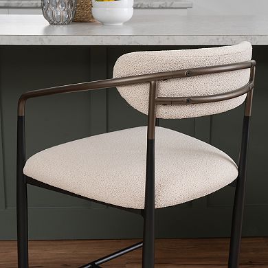 Linon Bonlyn Metal Counter Stool Set of 2