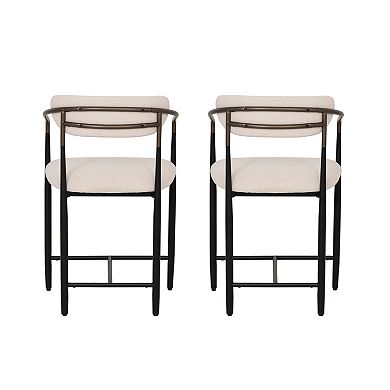 Linon Bonlyn Metal Counter Stool Set of 2