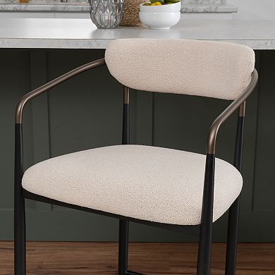 Linon Bonlyn Metal Counter Stool Set of 2