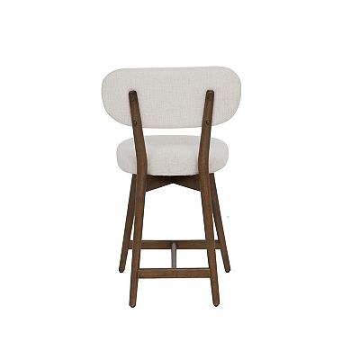 Linon Curran Upholstered Counter Stool Set of 2