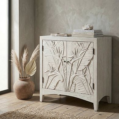 Linon Palmyra 2-Door Storage Cabinet