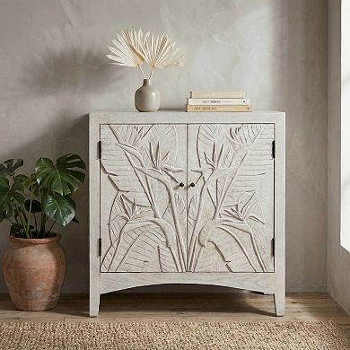 Linon Palmyra 2-Door Storage Cabinet