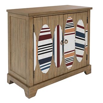 Linon Keala 2-Door Storage Accent Cabinet