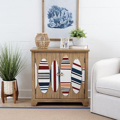 Linon Keala 2-Door Storage Accent Cabinet