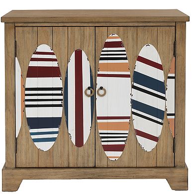 Linon Keala 2-Door Storage Accent Cabinet