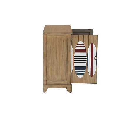Linon Keala 2-Door Storage Accent Cabinet