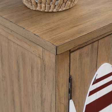 Linon Keala 2-Door Storage Accent Cabinet