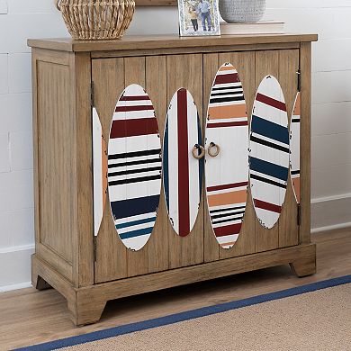Linon Keala 2-Door Storage Accent Cabinet
