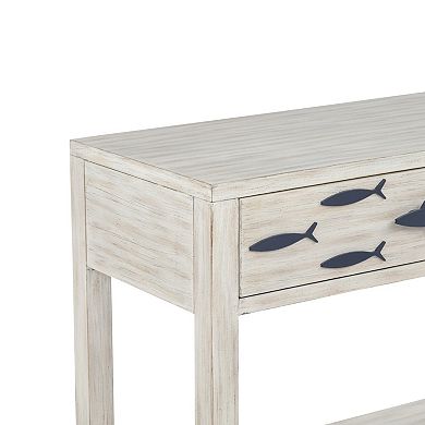 Linon Fisher 1-Drawer Console Table With Shelf