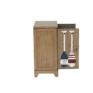 Linon Delmar 2-Door Storage Accent Cabinet