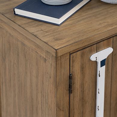 Linon Delmar 2-Door Storage Accent Cabinet