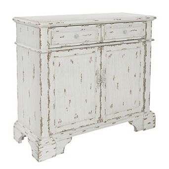 Linon Adelaide 2-Door 2-Drawer Storage Cabinet