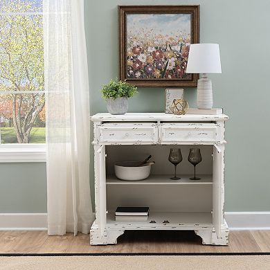 Linon Adelaide 2-Door 2-Drawer Storage Cabinet