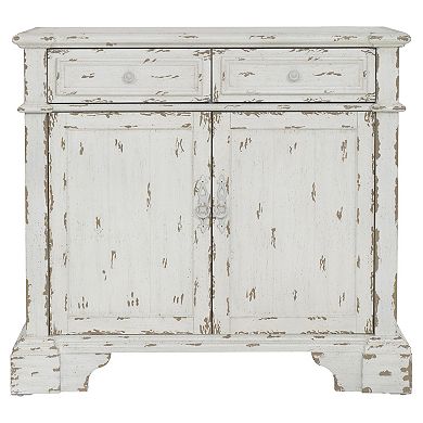 Linon Adelaide 2-Door 2-Drawer Storage Cabinet