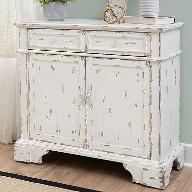 Linon Adelaide 2-Door 2-Drawer Storage Cabinet
