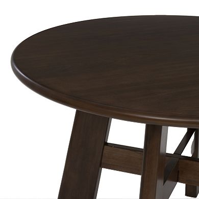 Linon Curran Round Wood Dining Table