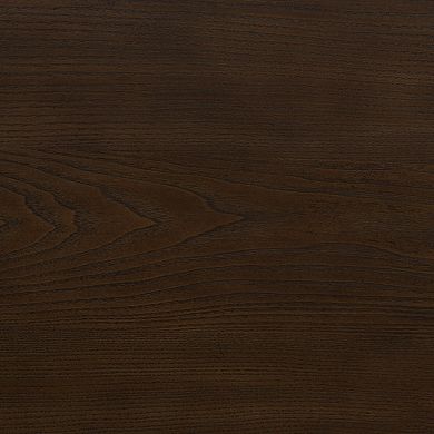 Linon Curran Round Wood Dining Table