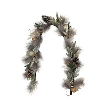 St. Nicholas Square® Metallic Bauble & Berry Garland